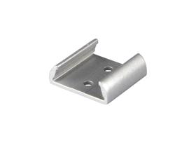 DA930163  Poly carbonate Connector For Lin 1806 bendable profile. 4nos per packet. Silver Finish.